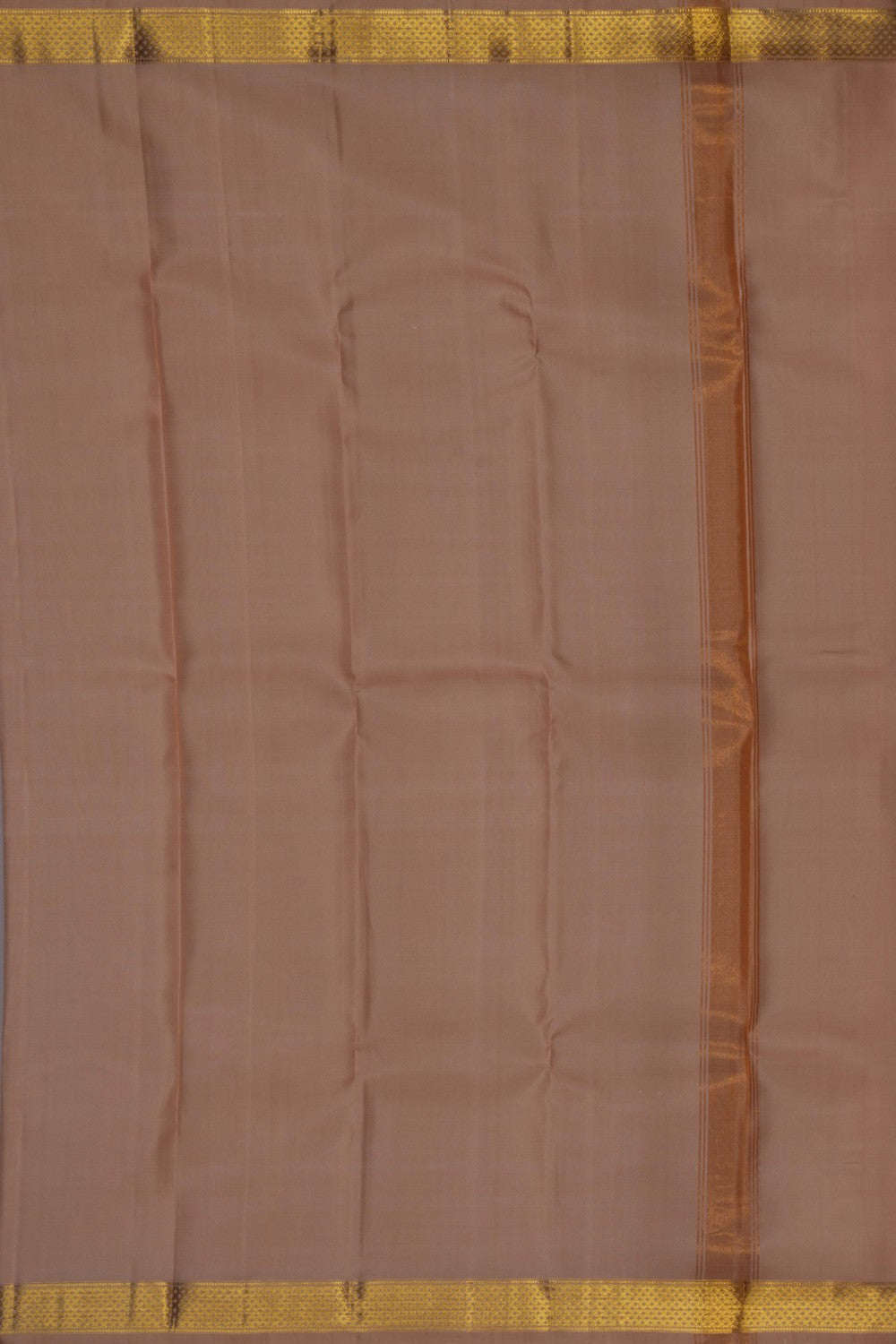 Image of Kanchi Silk Beige Dhoti With Kanduva (8 X 4)