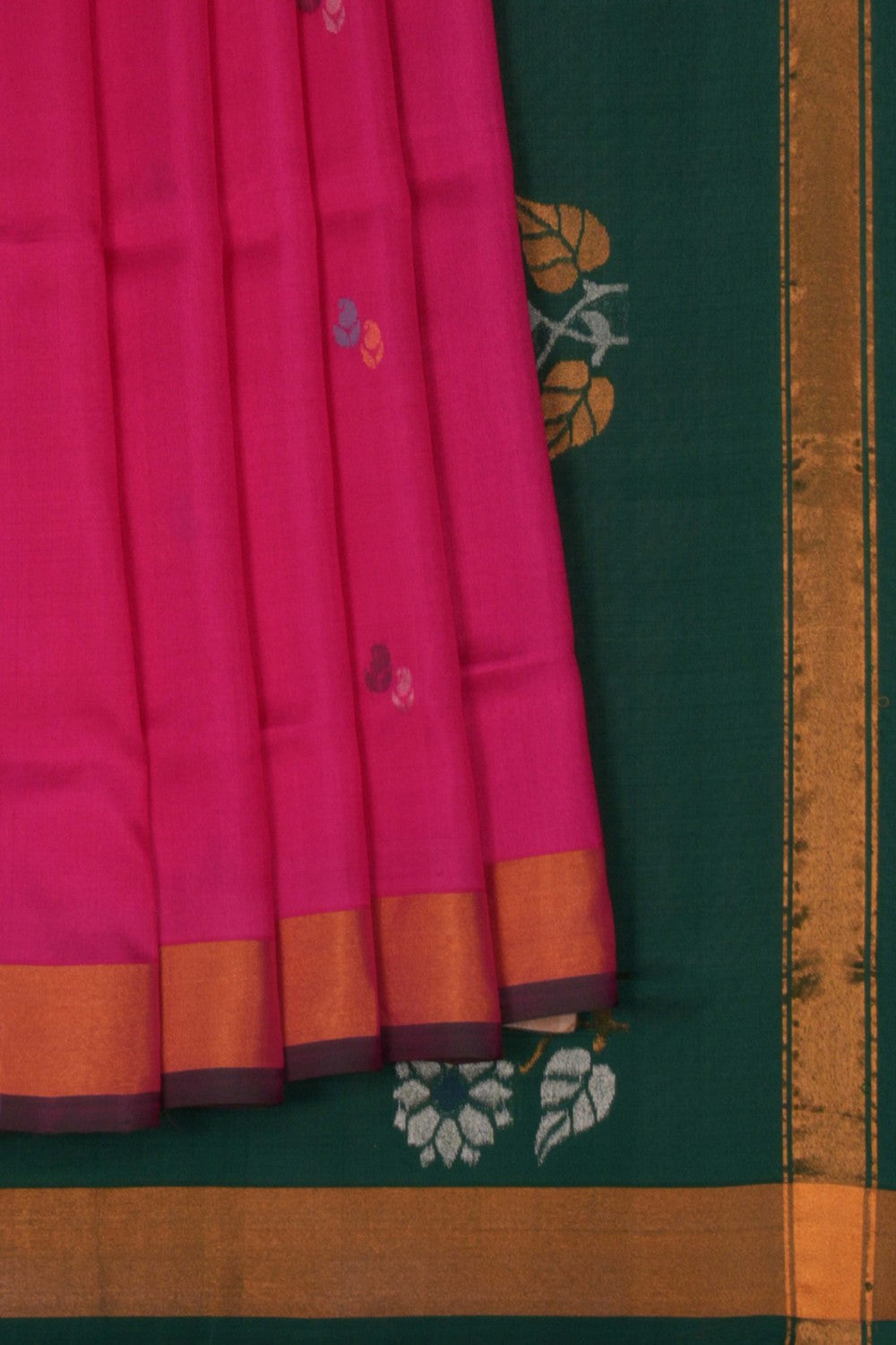Image of Uppada Silk Pink Saree