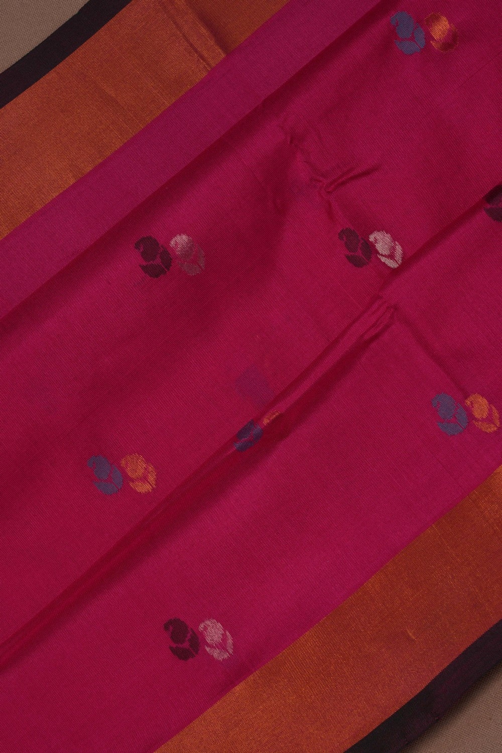 Image of Uppada Silk Pink Saree
