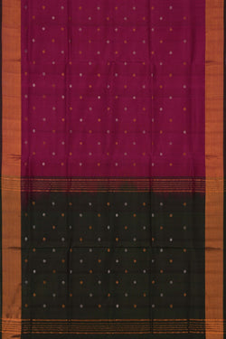 Image of Uppada Silk Plum Pink Saree