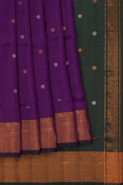 Image of Uppada Silk Violet Saree