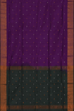 Image of Uppada Silk Violet Saree