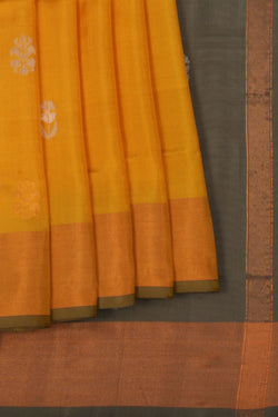 Image of Uppada Silk Yellow Saree
