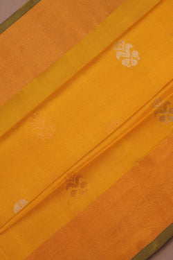 Image of Uppada Silk Yellow Saree