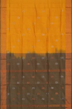 Image of Uppada Silk Yellow Saree