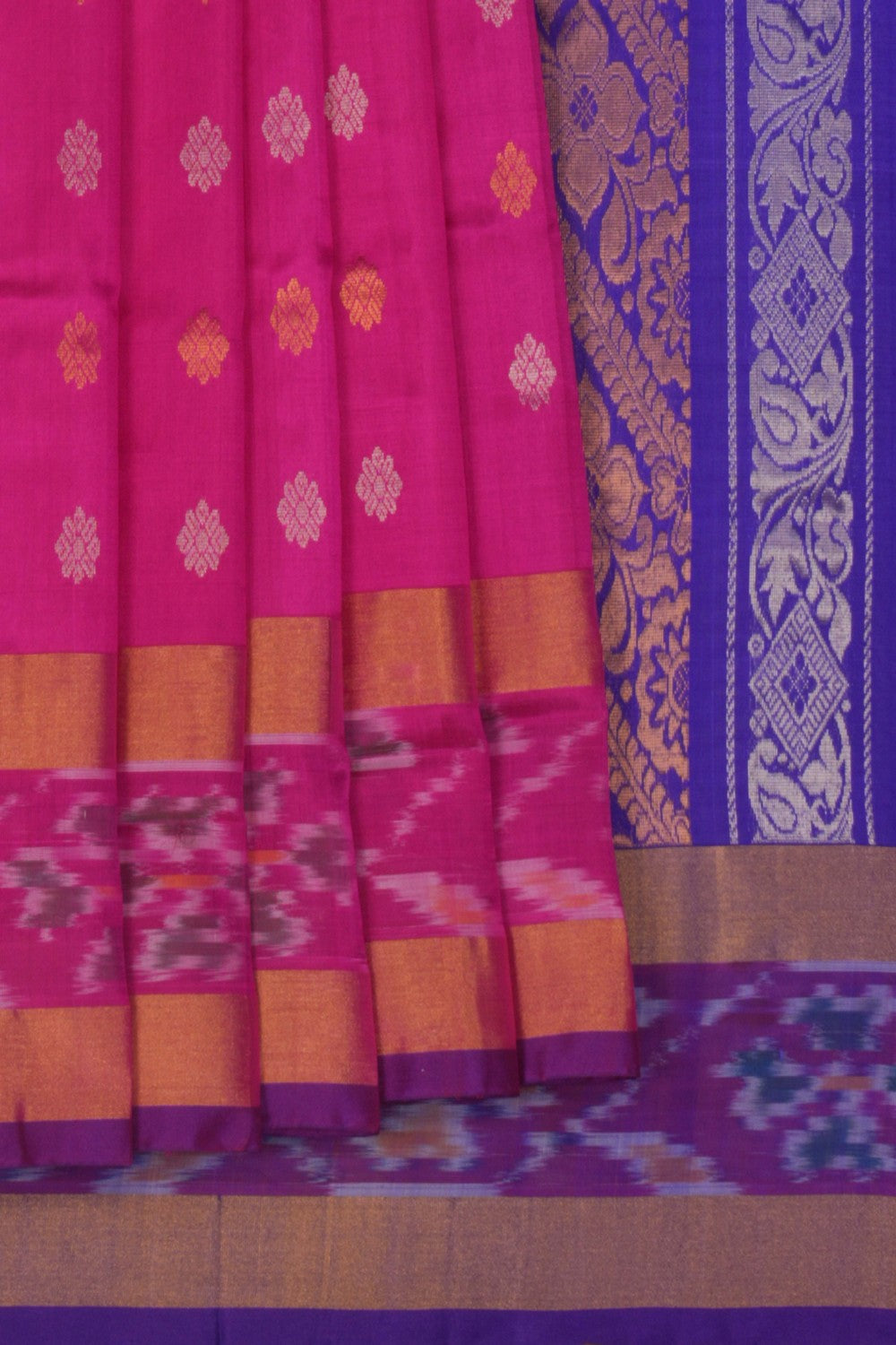 Image of Uppada Silk Pink Saree