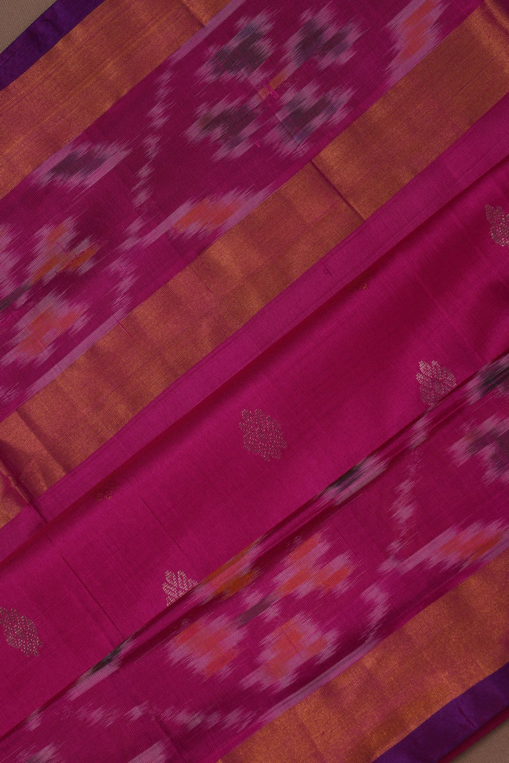 Image of Uppada Silk Pink Saree