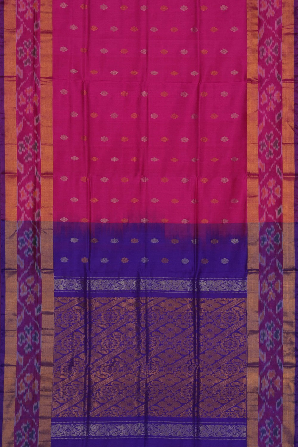 Image of Uppada Silk Pink Saree