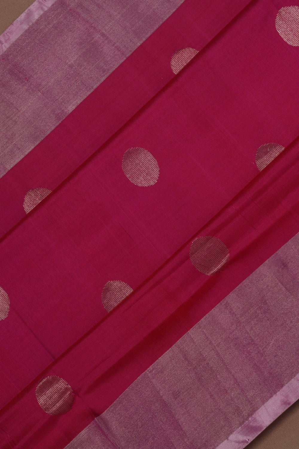 Image of Uppada Silk Pink Saree