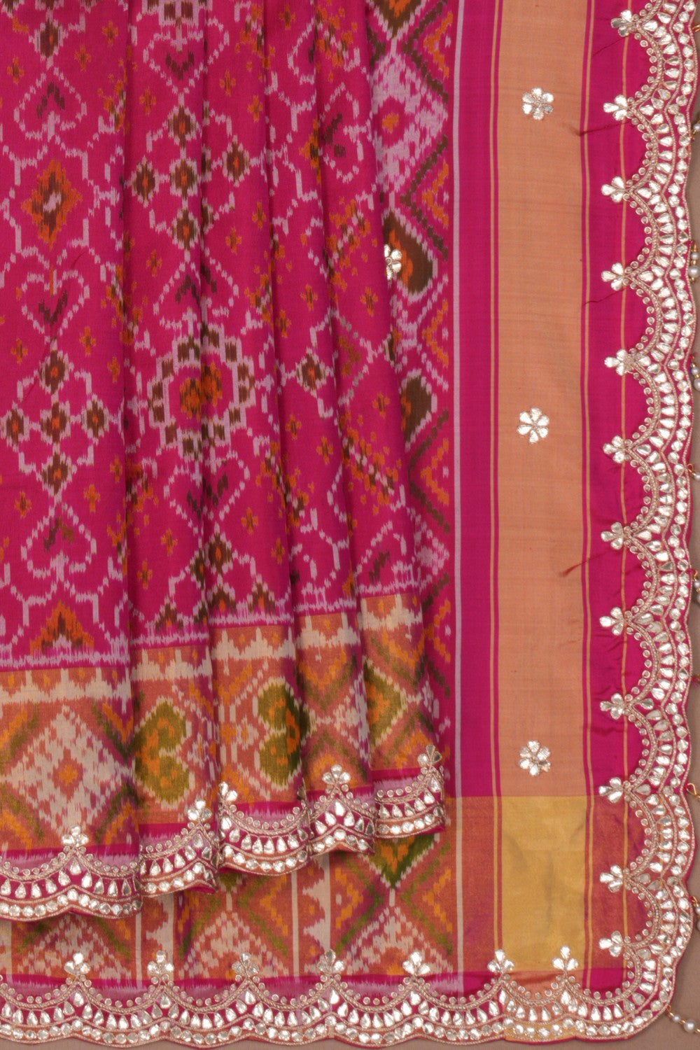 Image of An Embroidered Silk Saree