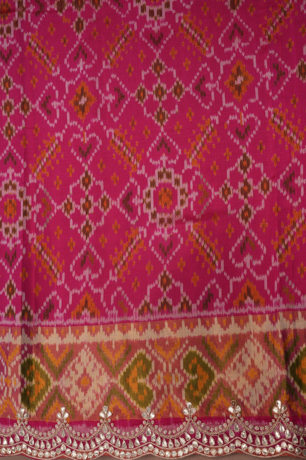 An Embroidered Silk Saree