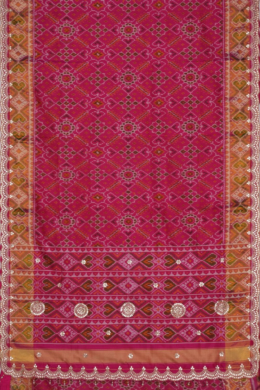 An Embroidered Silk Saree