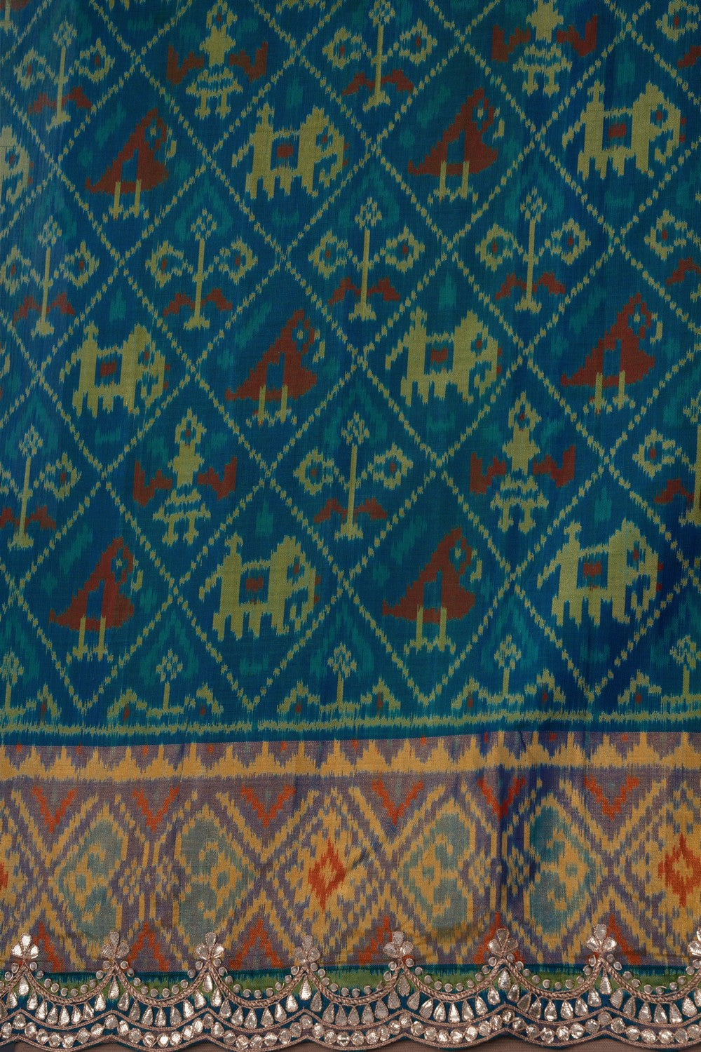 An Embroidered Silk Saree