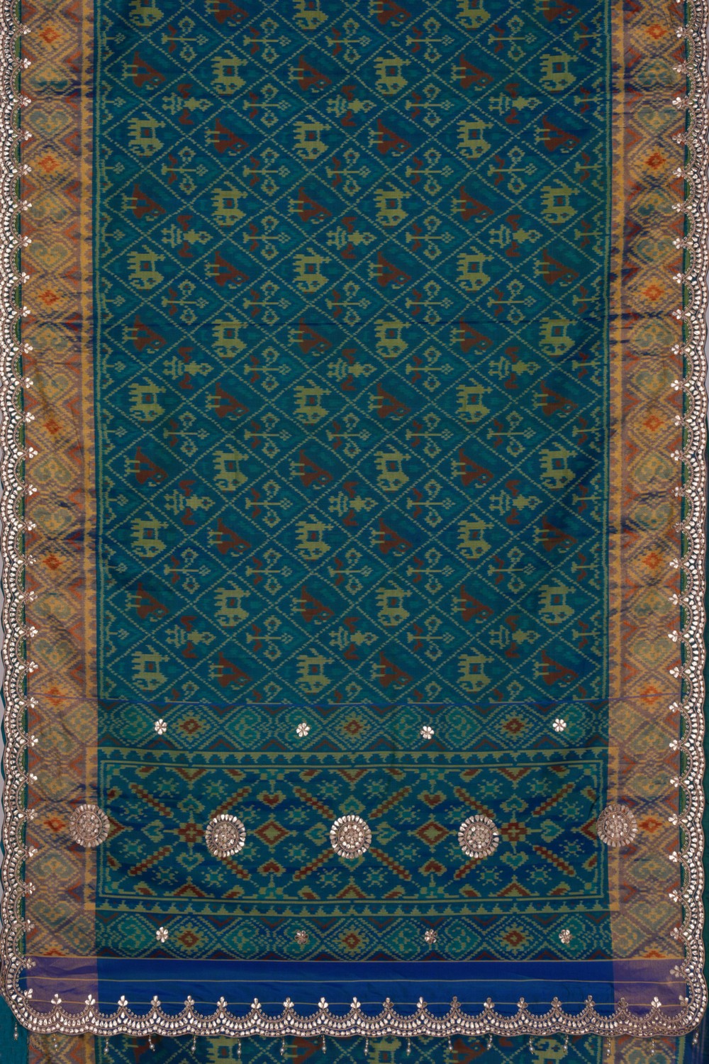 An Embroidered Silk Saree