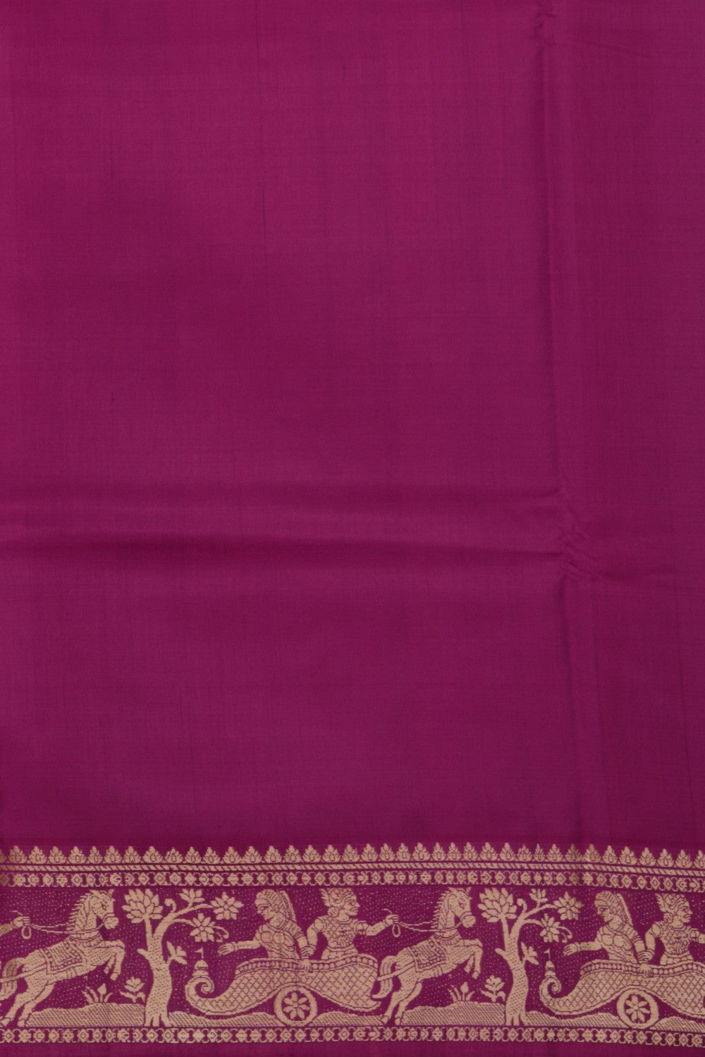 Baluchari Silk Magenta Pink Saree