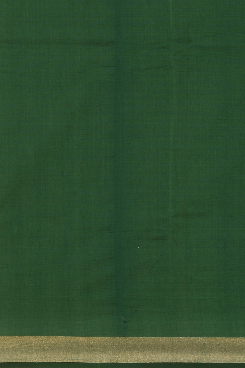 Image of Pochampally Ikat Bottle Green Saree