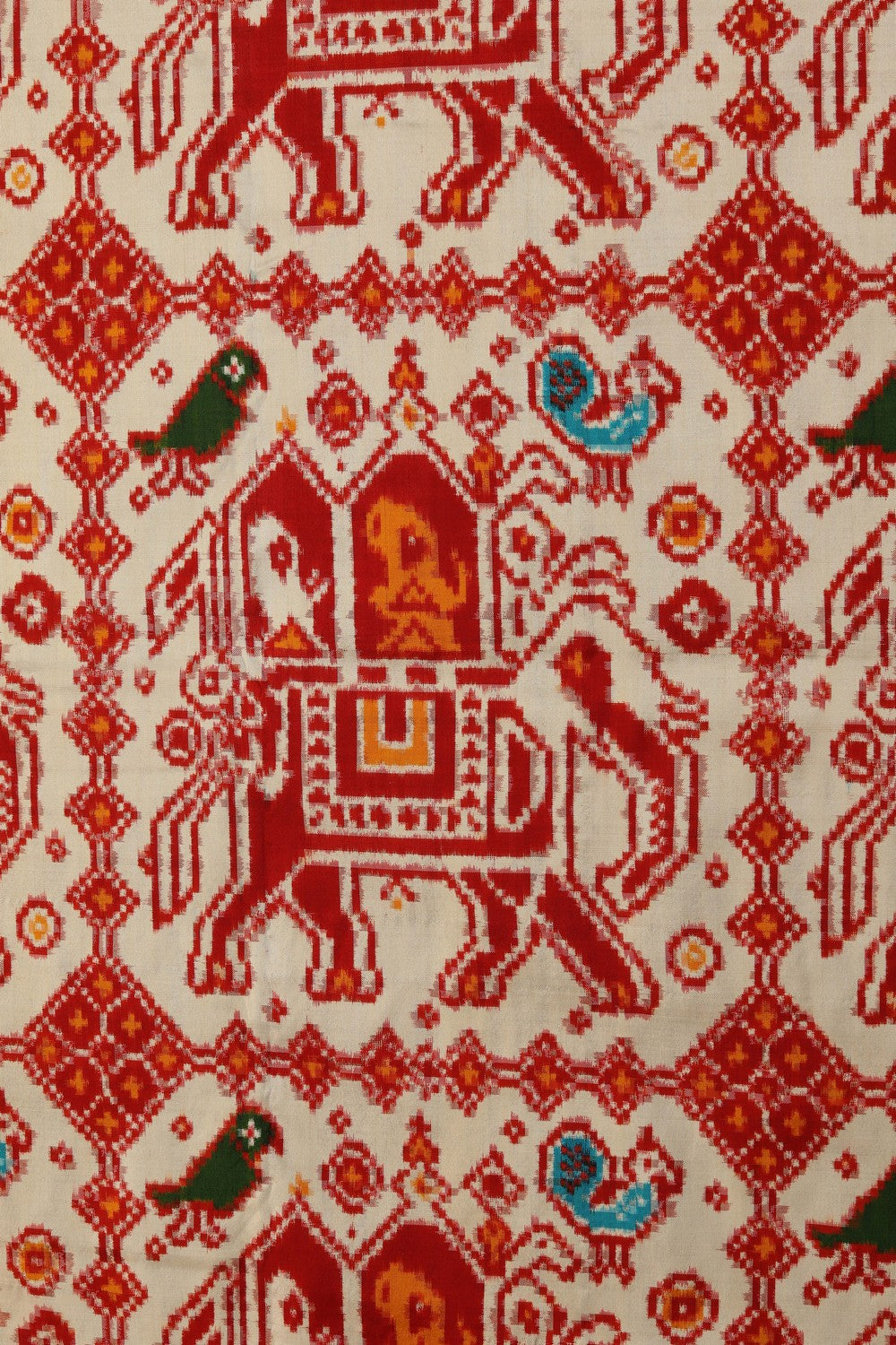 Image of Patan Patola Silk Double Ikat Saree