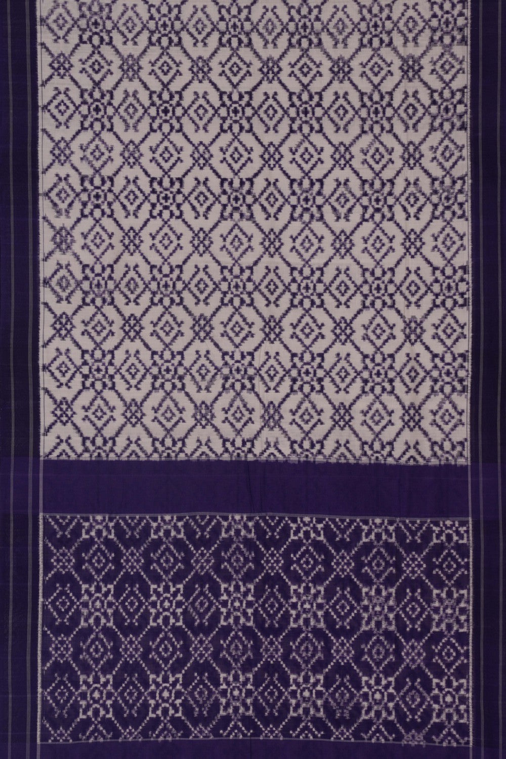 Image of Pochampally Ikat Cotton Silk Saree