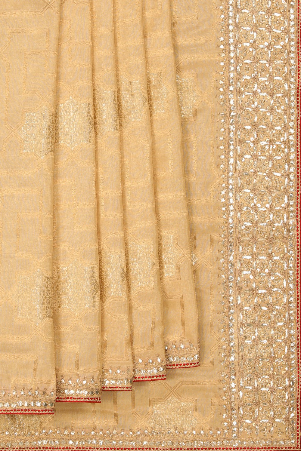 Image of Gota Patti Embroidery Saree