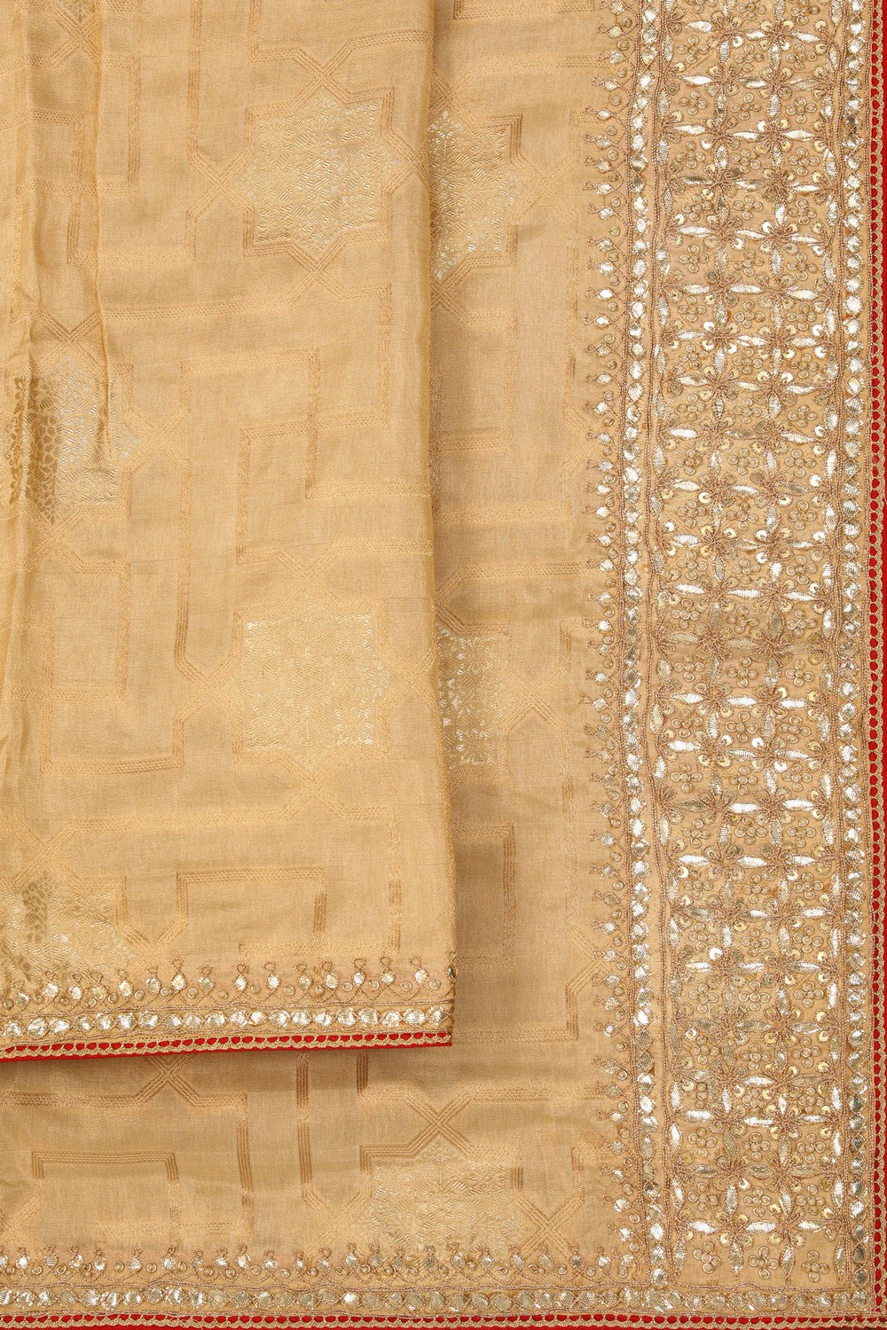 Image of Gota Patti Embroidery Saree