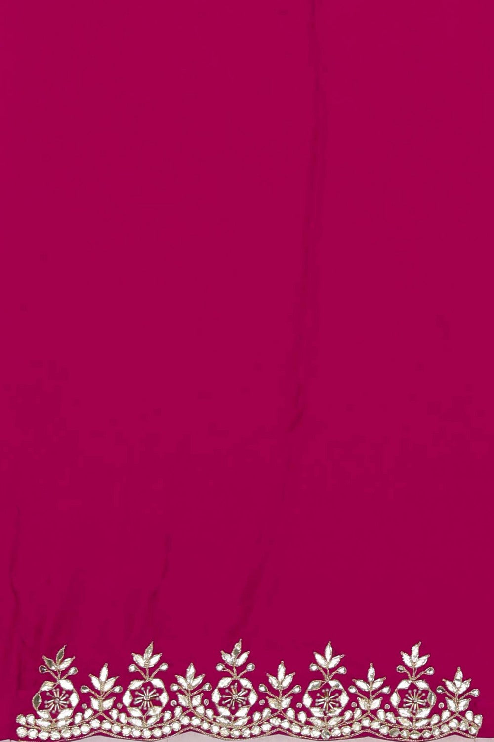 Pink Tissue Gota Patti Embroidery Saree