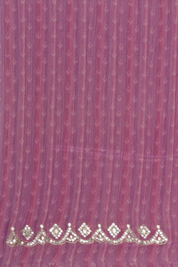 Image of A Beautiful Silk Embroidery Saree