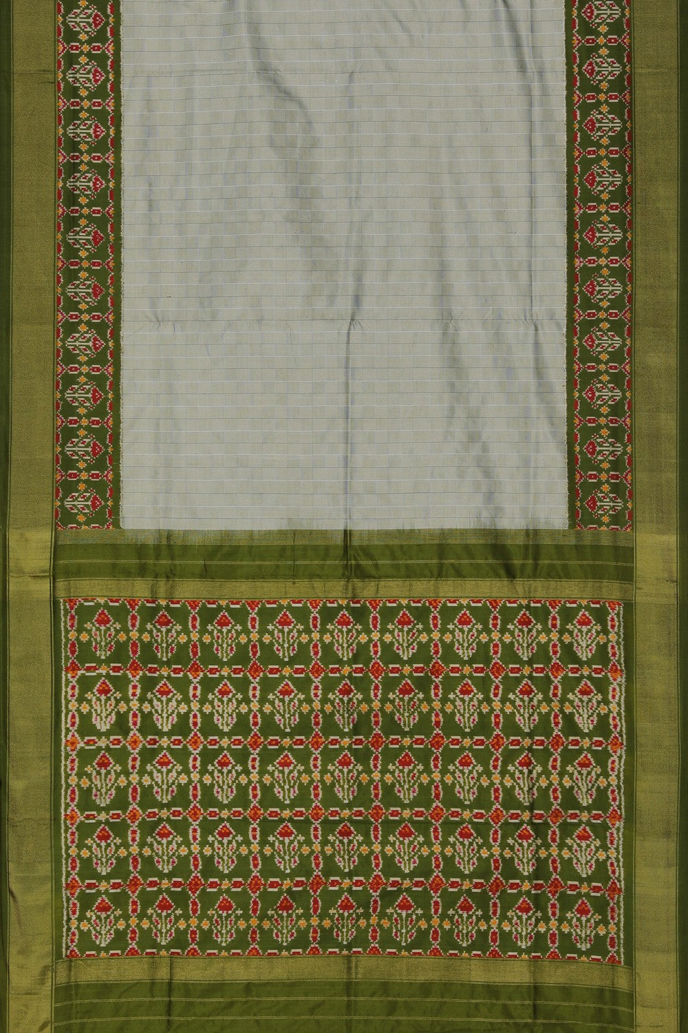 Image of Pochampally Ikat Silk Saree