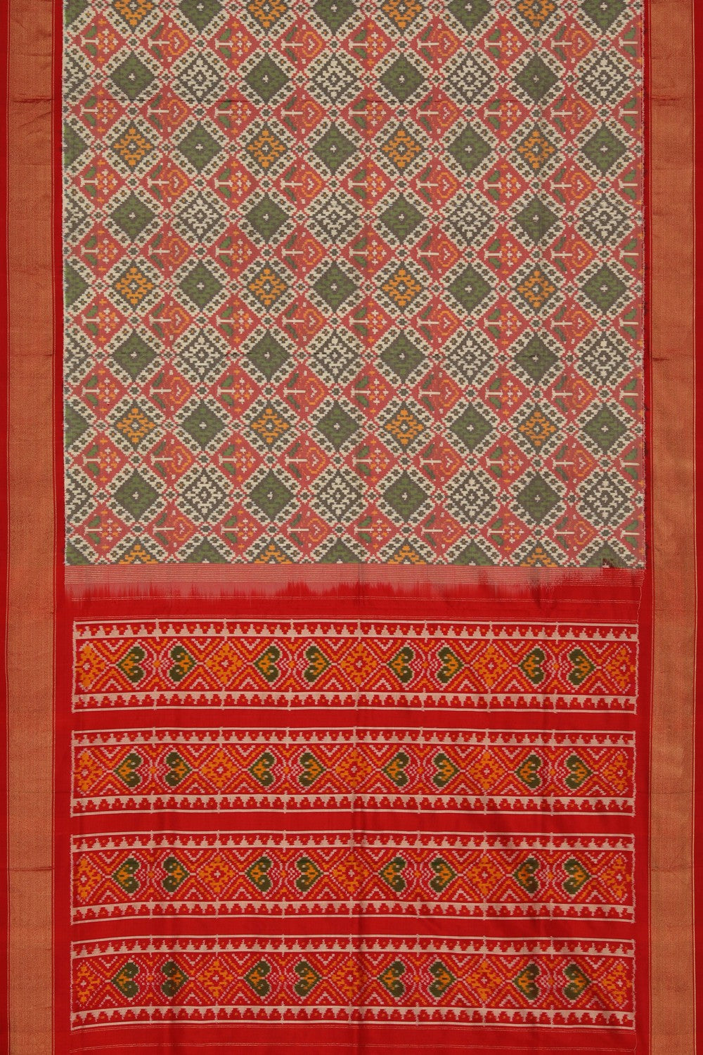 Image of Pochampally Ikat Silk Saree