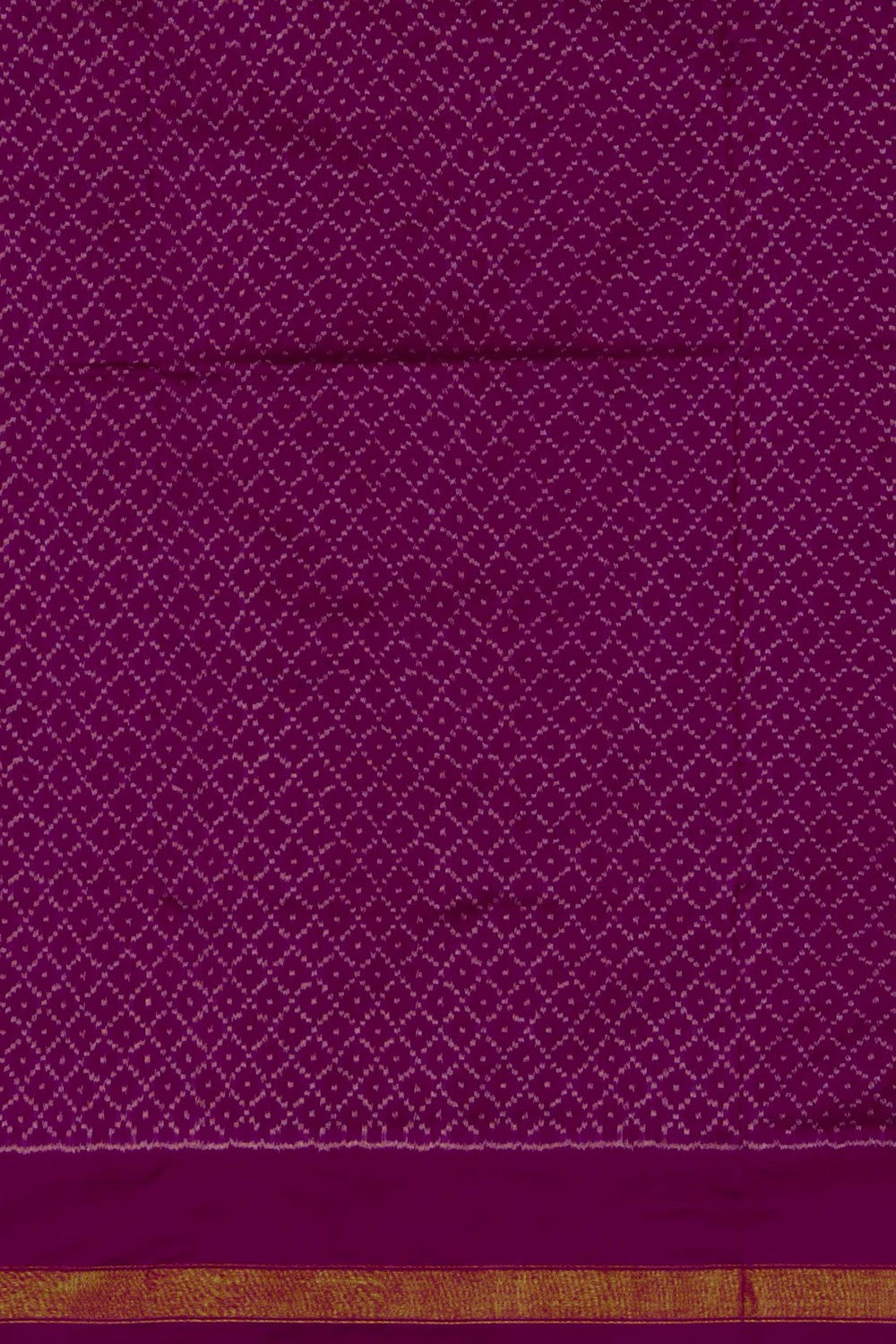 Image of Pochampally Ikat Silk Magenta Pink Saree
