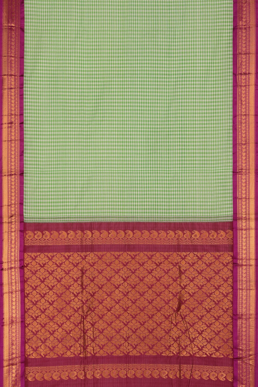 Gadwal Cotton Kattam Saree