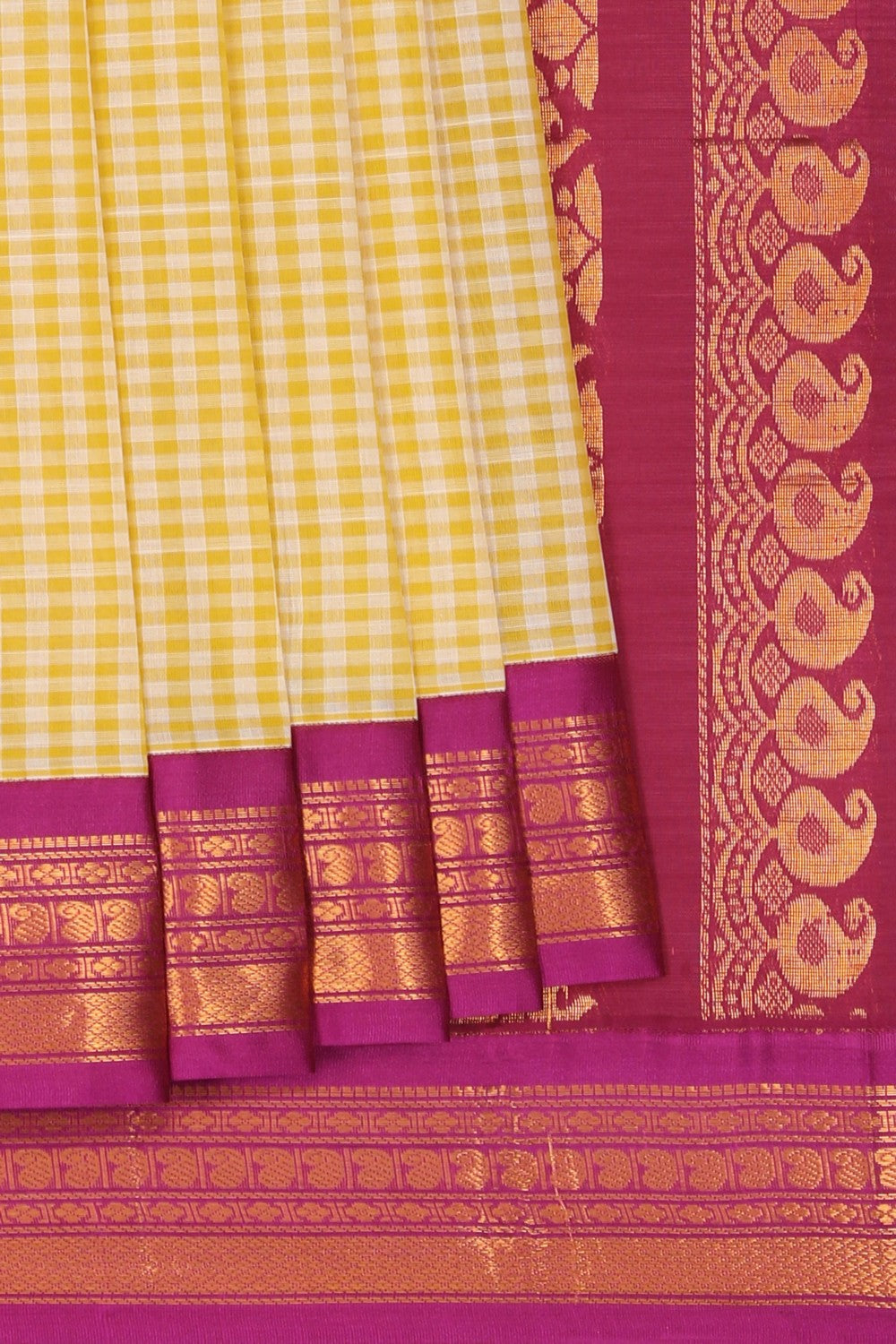 Gadwal Cotton Kattam Saree