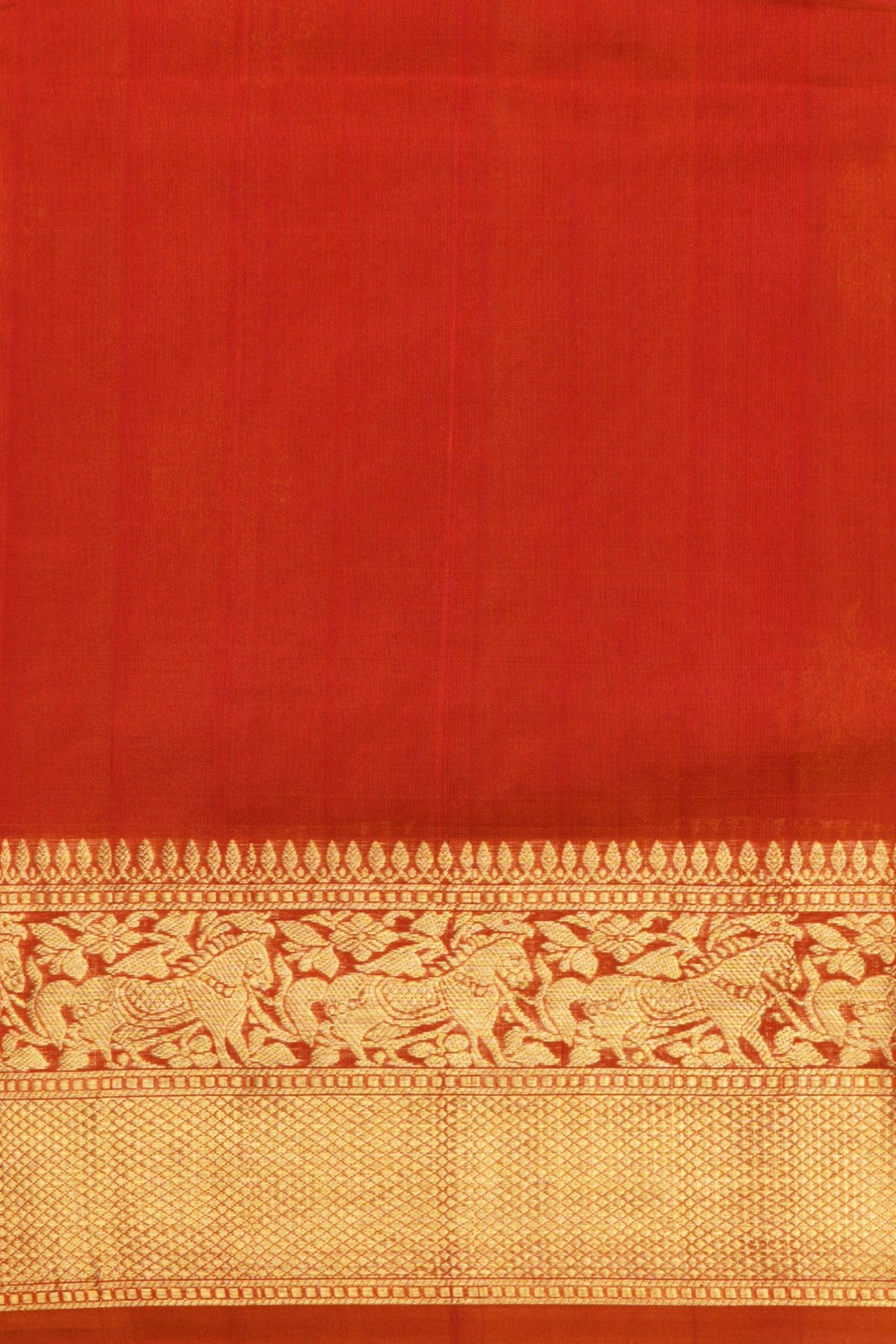 Venkatagiri Silk Red Saree