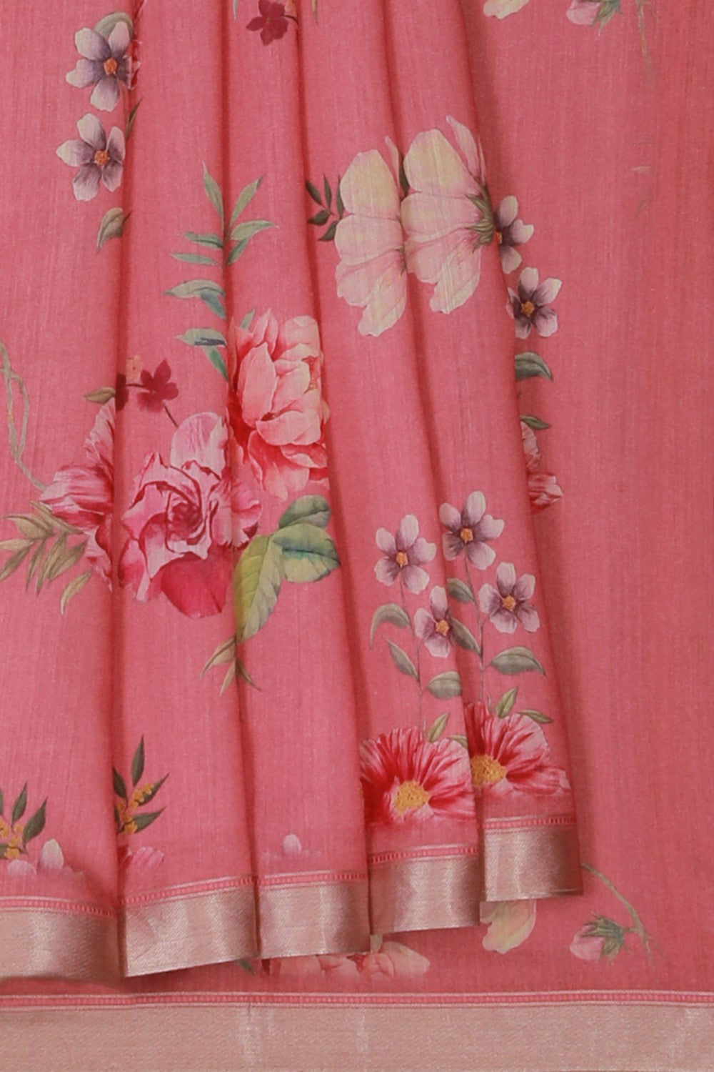 Image of A Floral Printed Saree