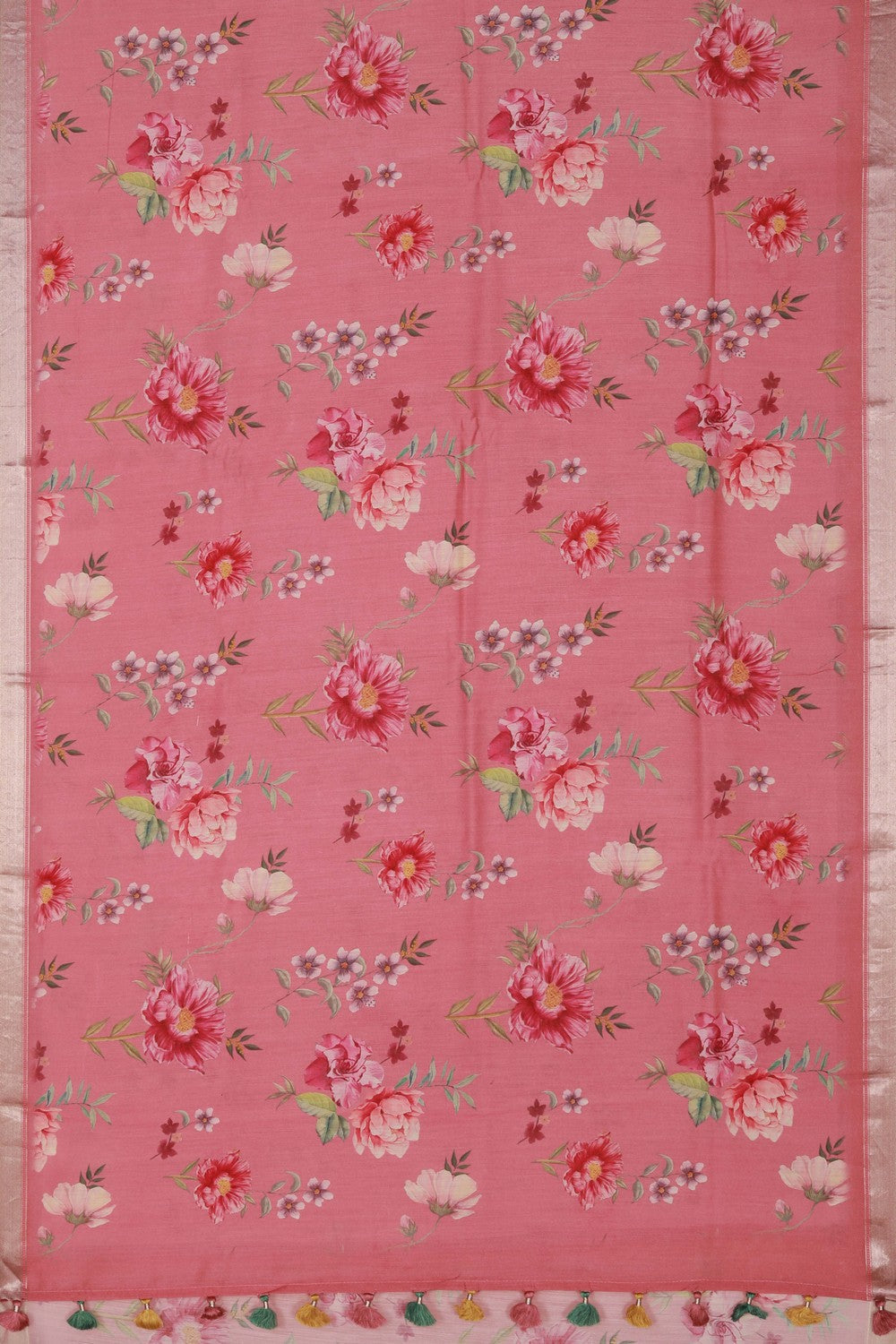 Image of A Floral Printed Saree