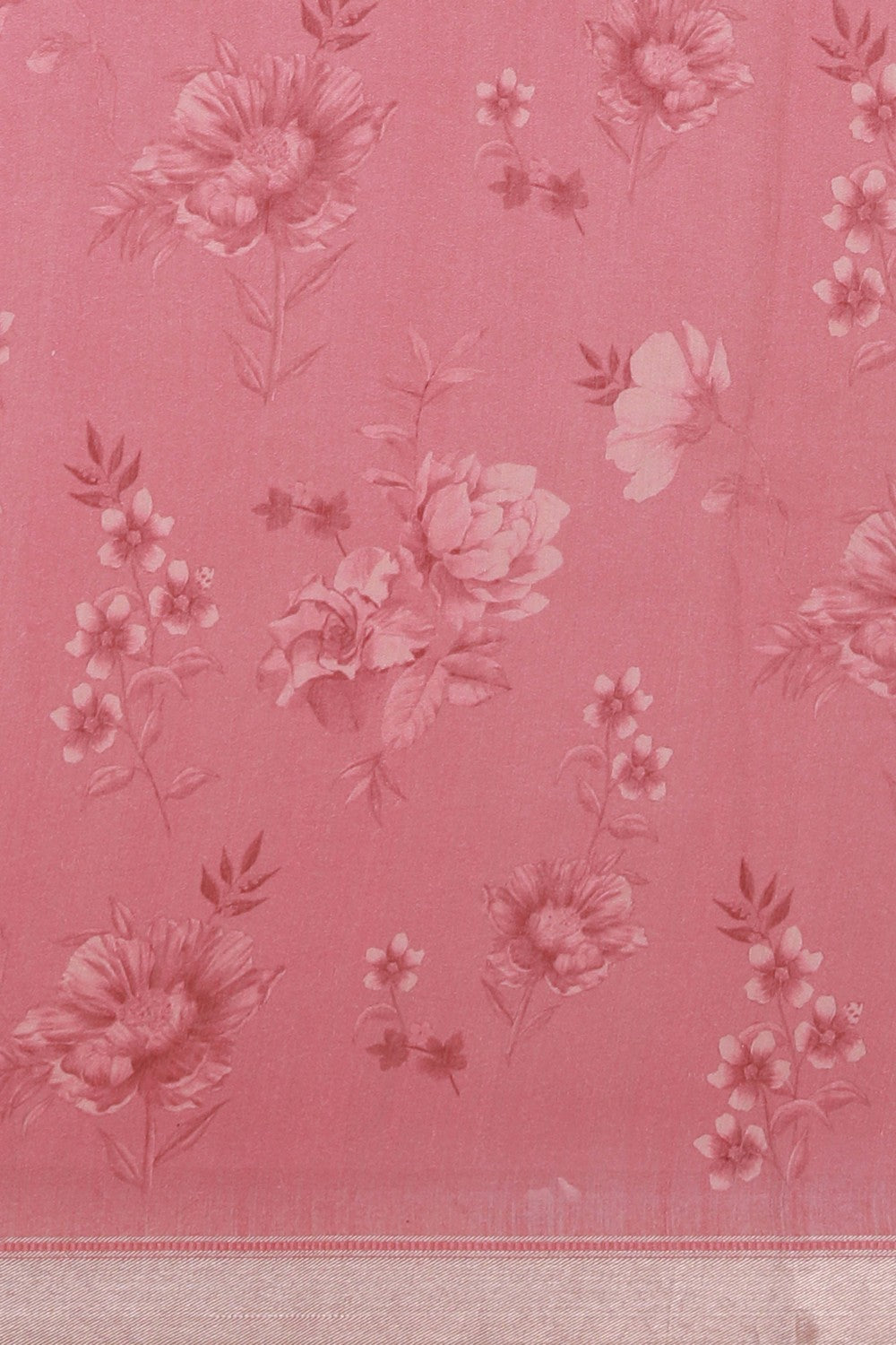 Image of A Floral Printed Saree