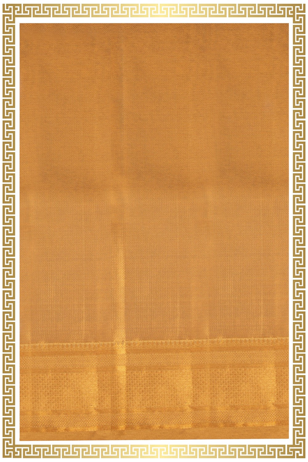 Image of Kanchi Tissue Silk Gold Dhoti With Kanduva (8 X 4)
