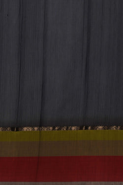 Image of Chanderi Black Saree
