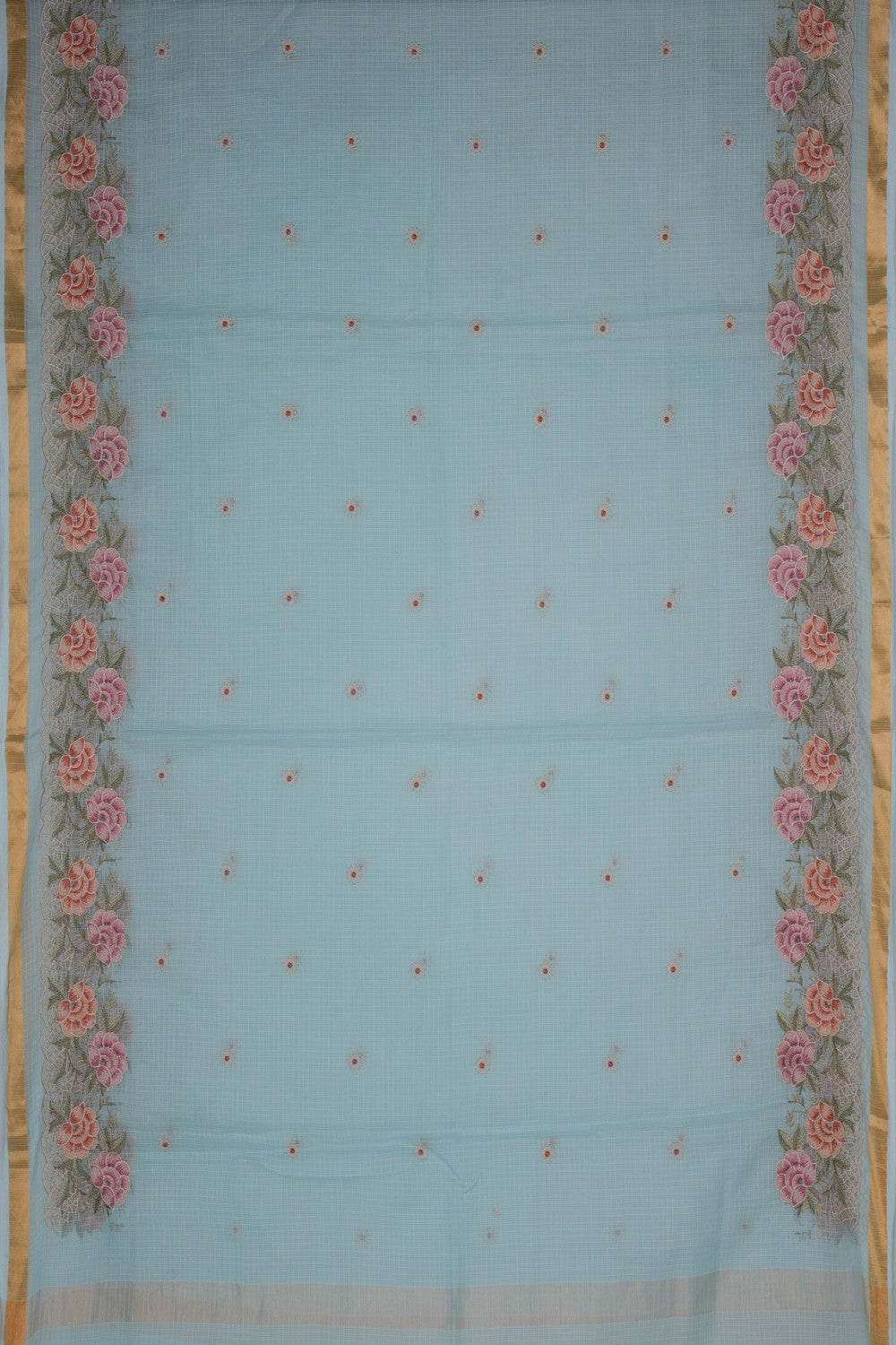 Image of Unstitched Suit Set Kota Fabric (3 Pcs Set)