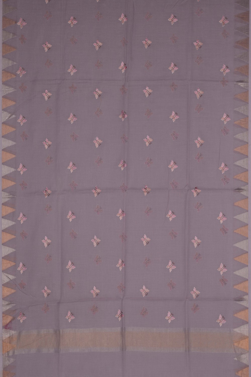 Image of Unstitched Suit Set Kota Fabric (3 Pcs Set)