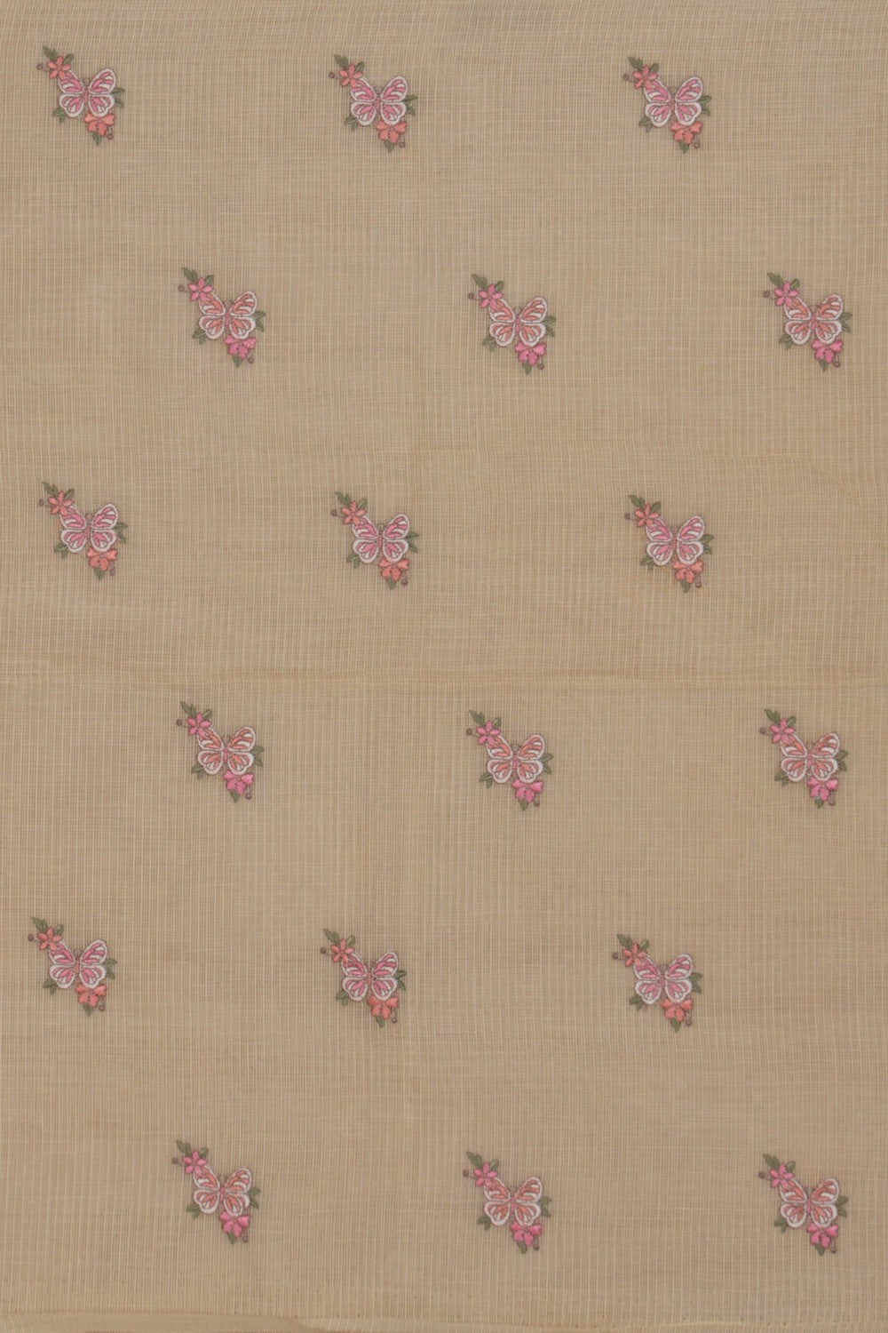 Unstitched Suit Set Kota Fabric (3 Pcs Set)