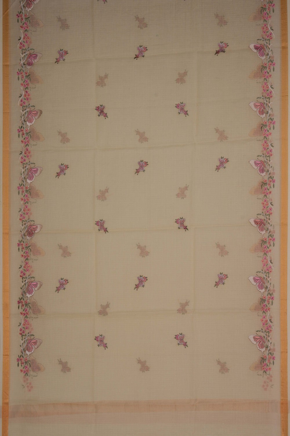 Image of Unstitched Suit Set Kota Fabric (3 Pcs Set)