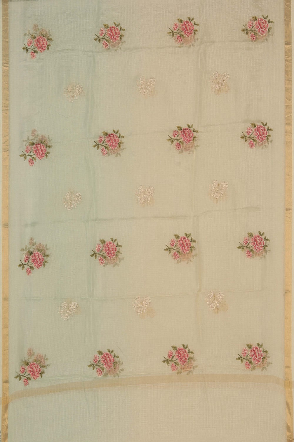 Image of Kota Doria Unstitched Suit (3 Pcs Set)