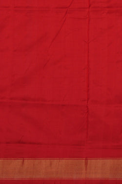 Image of Pochampally Ikat Silk White Saree