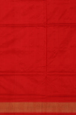 Image of Pochampally Ikat Silk Mustard Saree