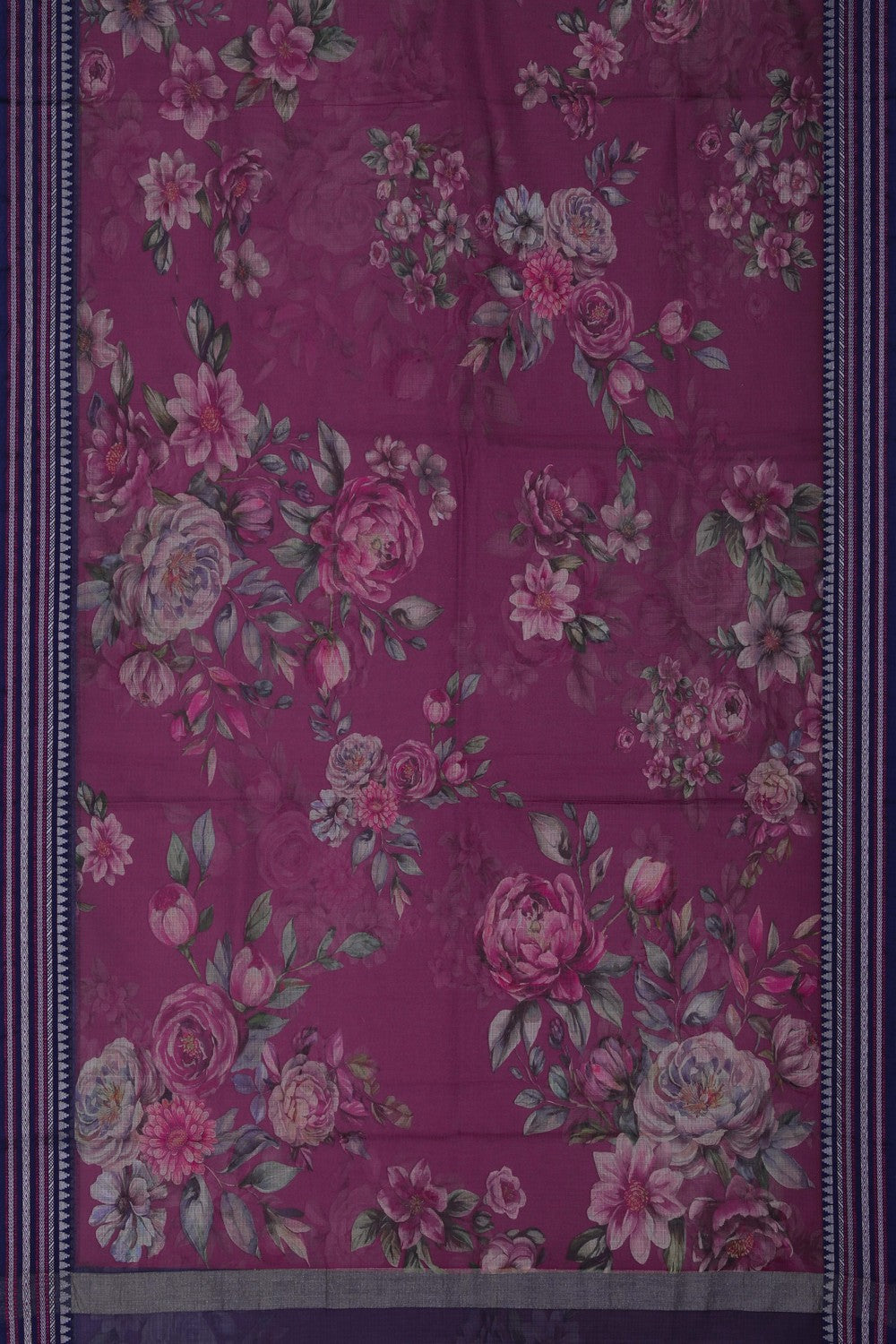 Image of Kota Plum-Pink Saree