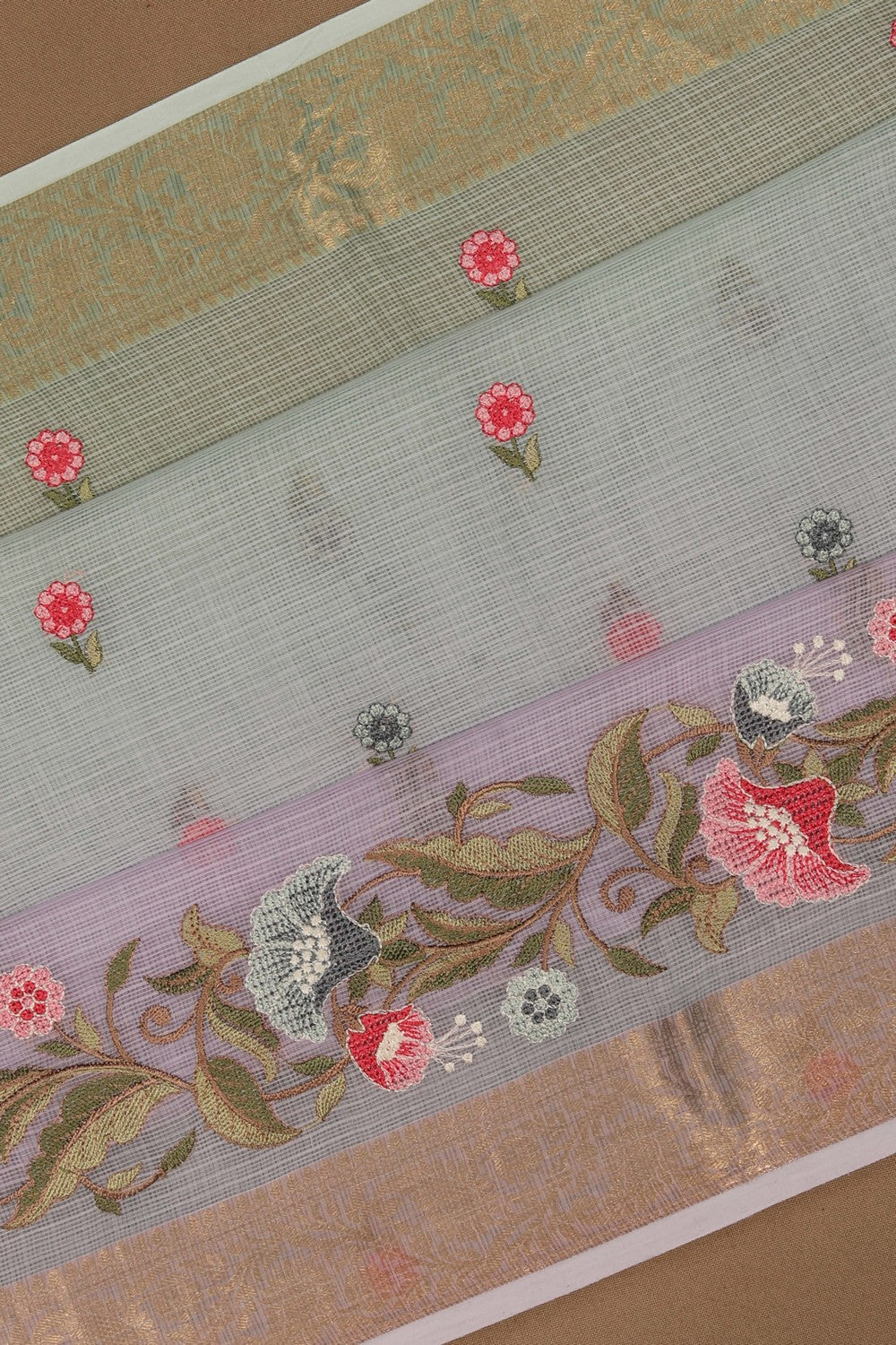 Kota Embroidery Saree