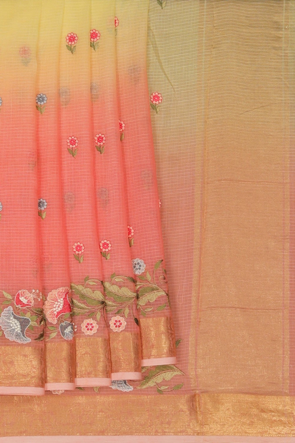 Kota Embroidery Saree