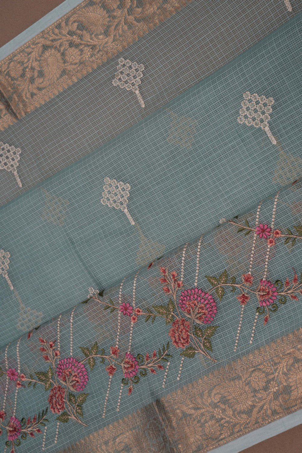 Image of Kota Embroidery Saree