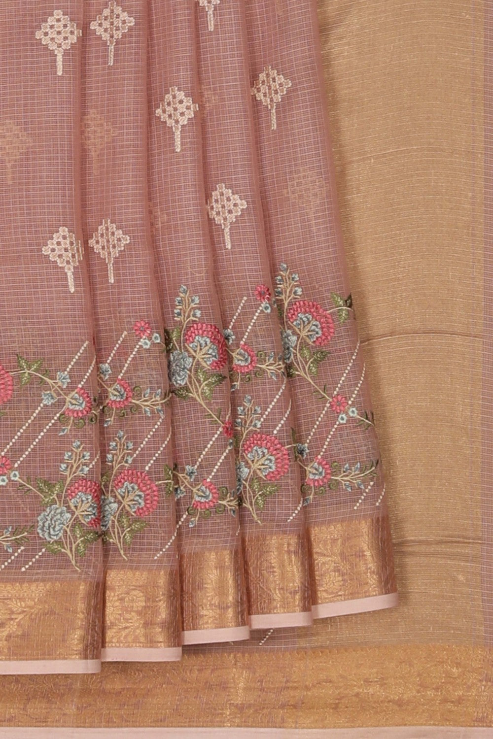 Kota Embroidery Saree