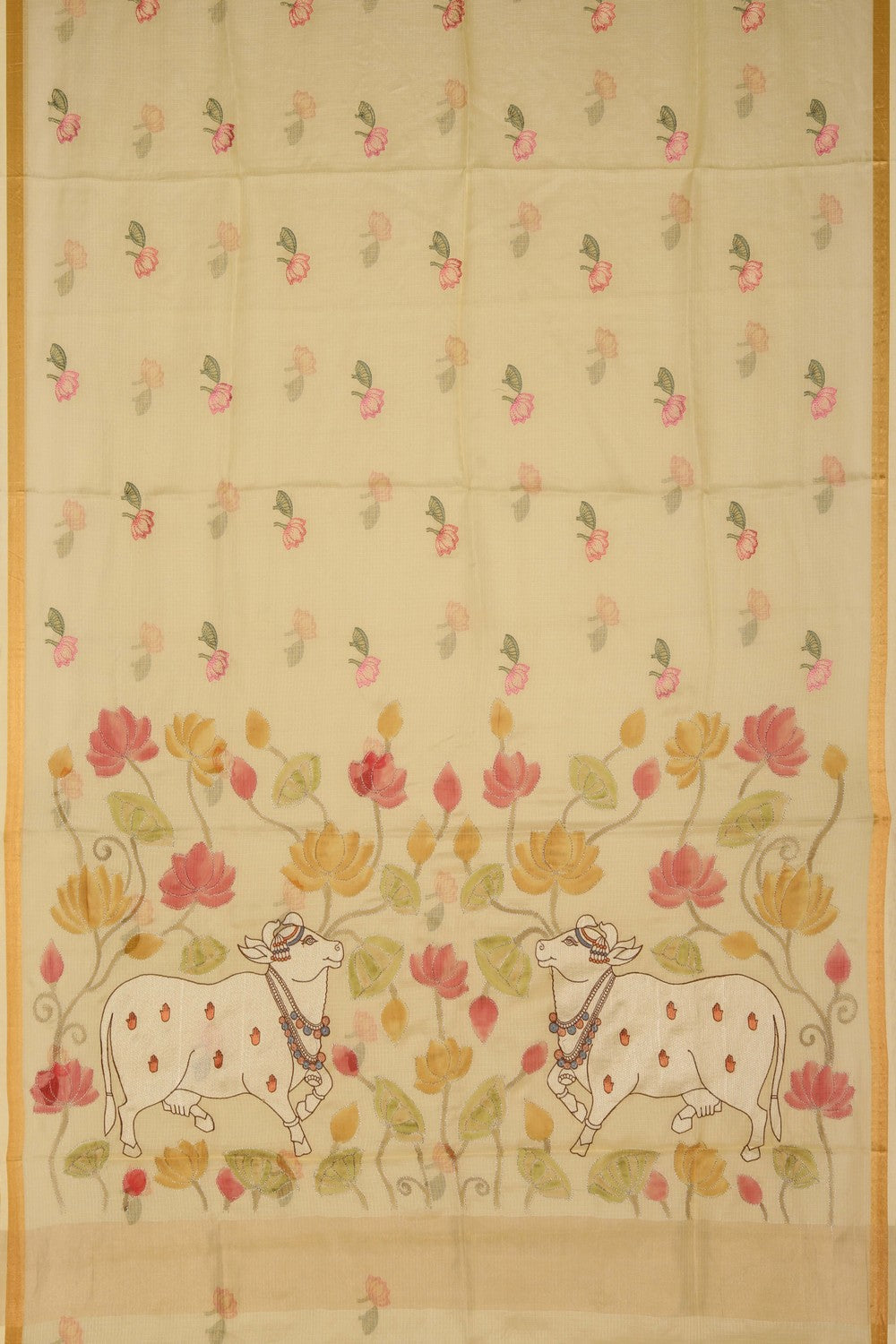 Kota Embroidery Saree